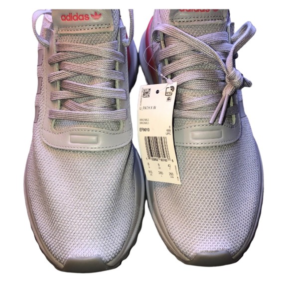 adidas originals Womens U Path X 'Grey Shock Red' EF9010 Running Shoes 9.5 NWT - Picture 7 of 12